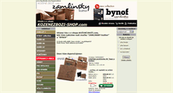 Desktop Screenshot of kozenezbozi-shop.com
