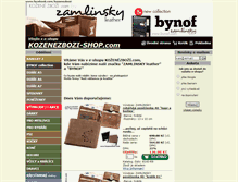 Tablet Screenshot of kozenezbozi-shop.com